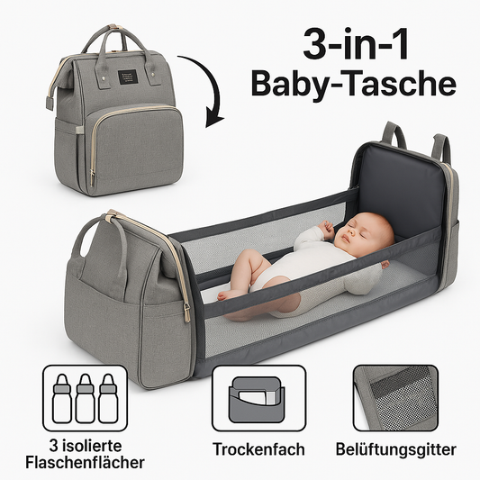 BabyNest Go – Tasche & Bett in einem