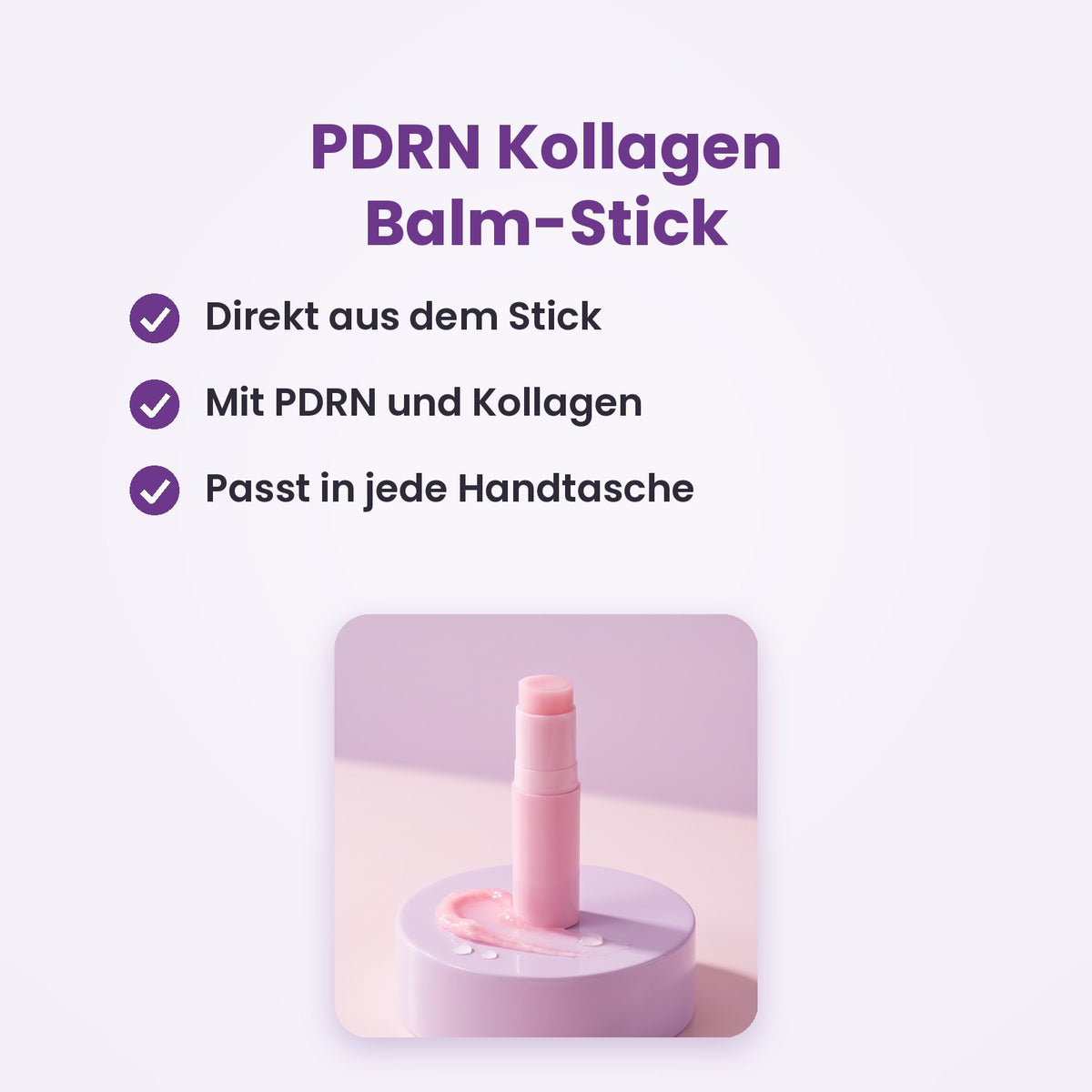 RoséGlow PDRN Kollagen Balm-Stick