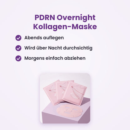 PDRN Overnight Kollagen-Maske (3 Stück)