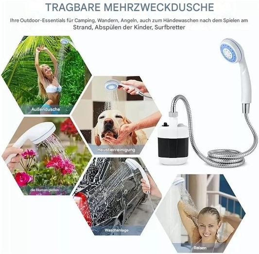 HydraGo – Wiederaufladbare tragbare Dusche